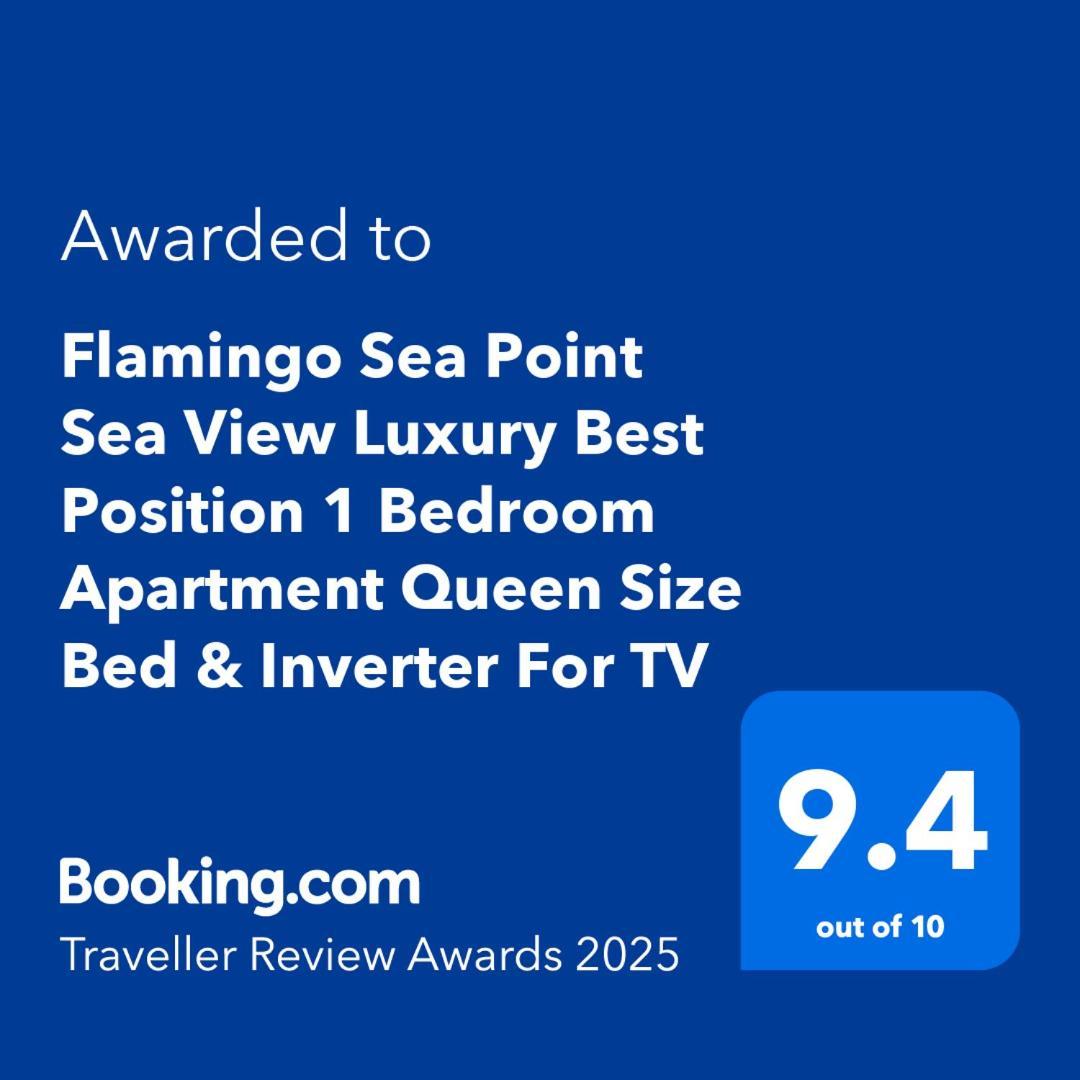 Flamingo Sea Point Sea View Luxury Best Position 1 Bedroom Apartment Queen Size Bed & Inverter For Tv Кейптаун Екстер'єр фото